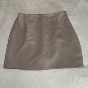 Abercrombie Beige Scarlett Mini Skort